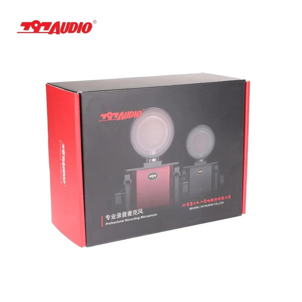 

Профессиональный конденсаторный микрофон 797Audio D501 с шумоподавлением для ноутбуков, игр и пения, с креплением на шок-подвеске, Type-C, высокое качество