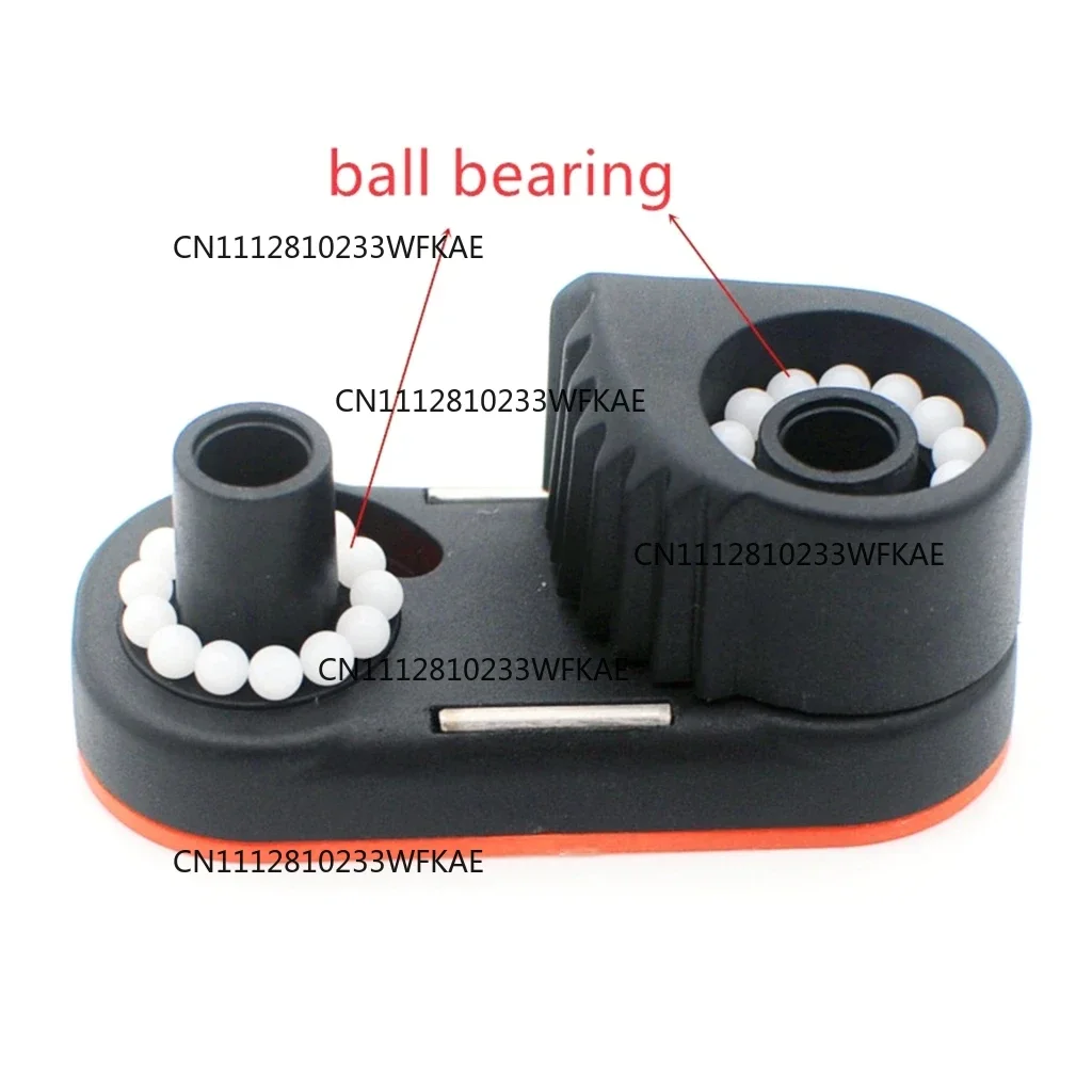 1pc Nylon Boat Fast Entry Cams Cleat With Leading Rings Bearing Rope Clamp Pilates Equipment Boat Cleats Kayak Marine