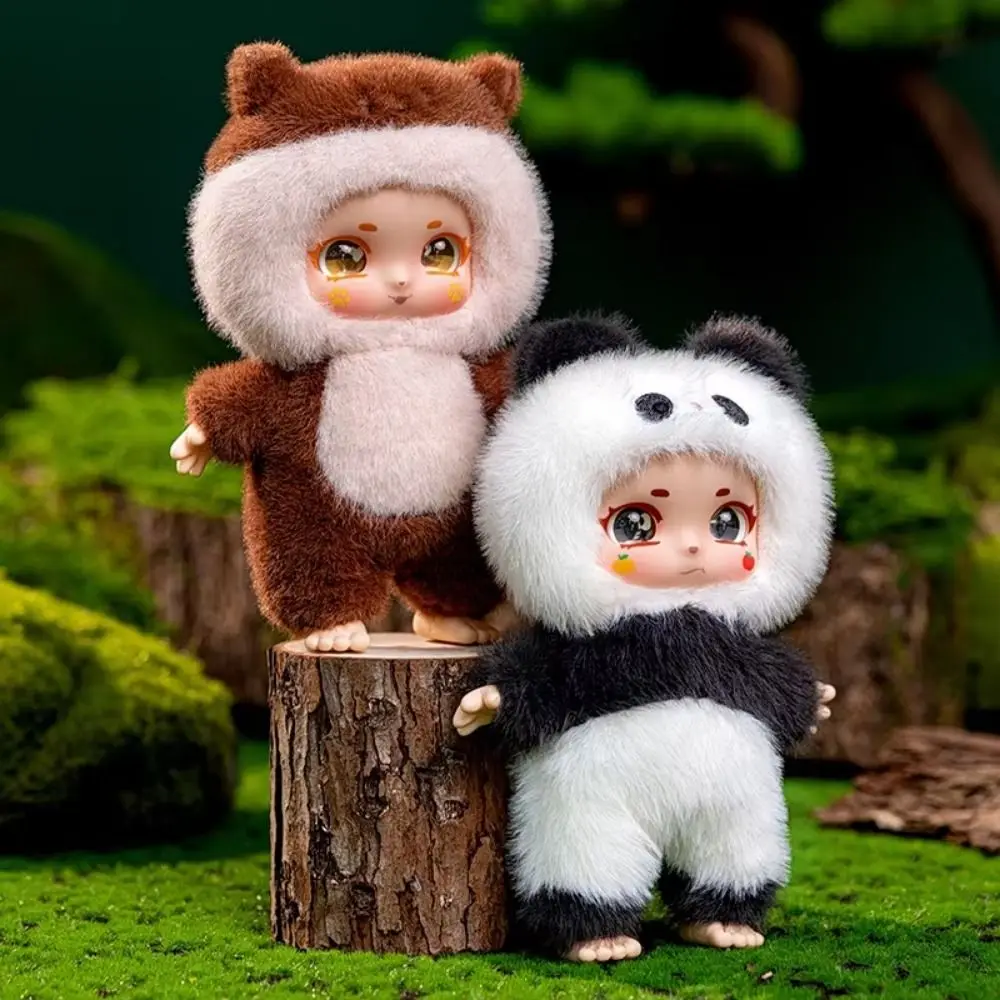 

Vinyl Face Animal Anime Figure Scarf Animal Vinyl Keychain Fluffy Collection Action Figure Keyring Christmas Gift