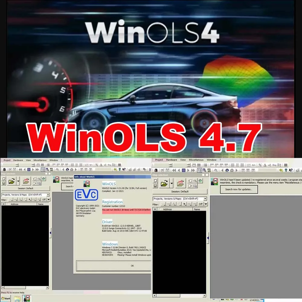 6 IN 1 ECU 소프트웨어 WinOLS 4.7 XD - 3D Printing Software 리뷰 및 가격