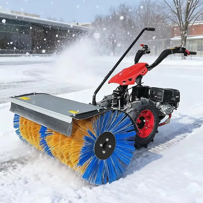 Factory Price Walk-Behind New Condition Hand Push Loncin Engine 15HP Snow Removal Machine Snowplow Thrower Blower