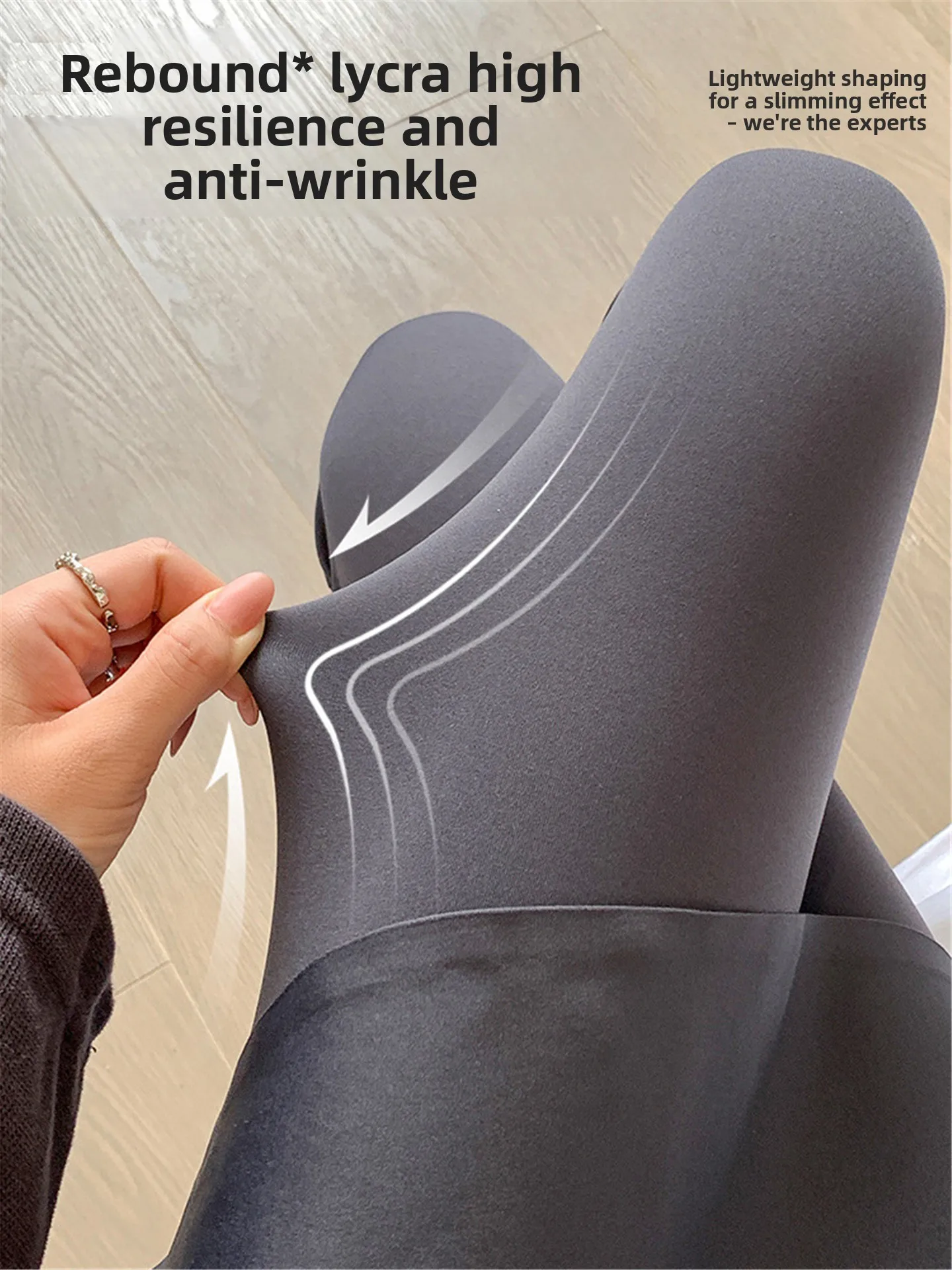 하이웨이스트 얇은 요가 스커트 팬츠 여성용 피트니스 댄스 롱 슬리브 페이크 투피스 통기성 신축성 바지