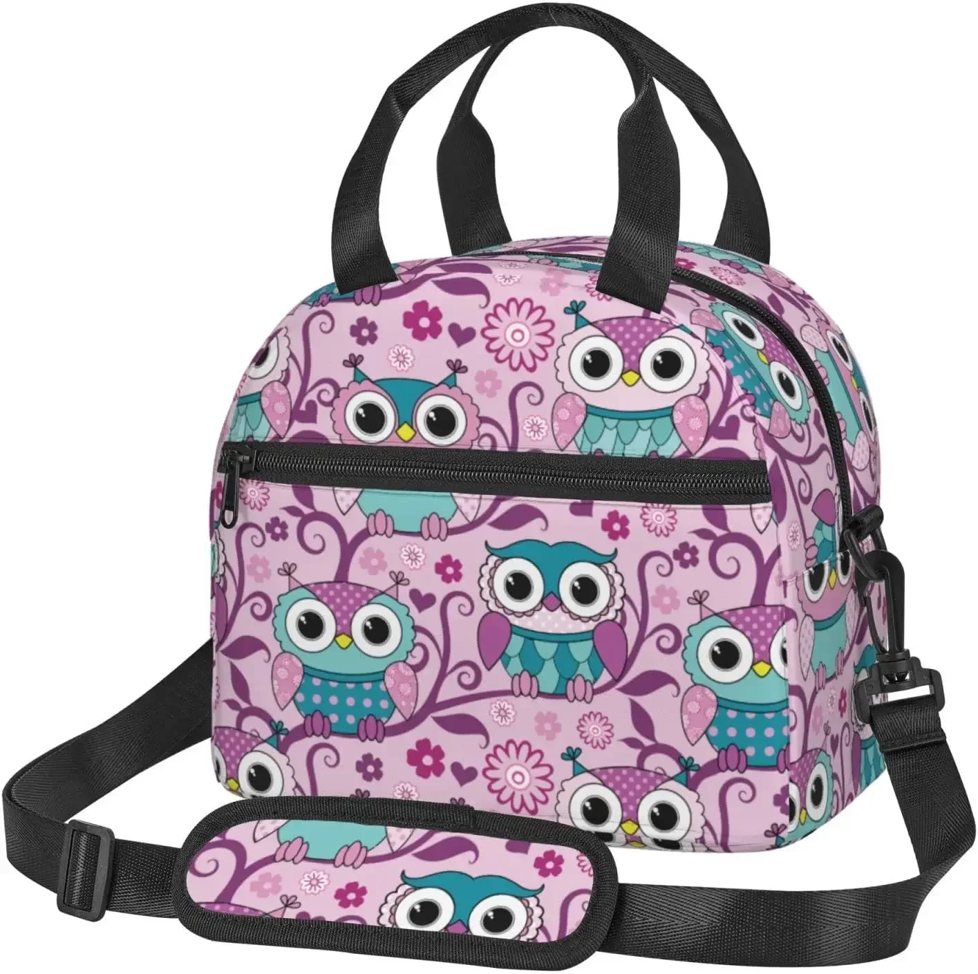 

Insulated Lunch Bag with Straps, Box for Women and Men, Waterproof Tote Office Travel