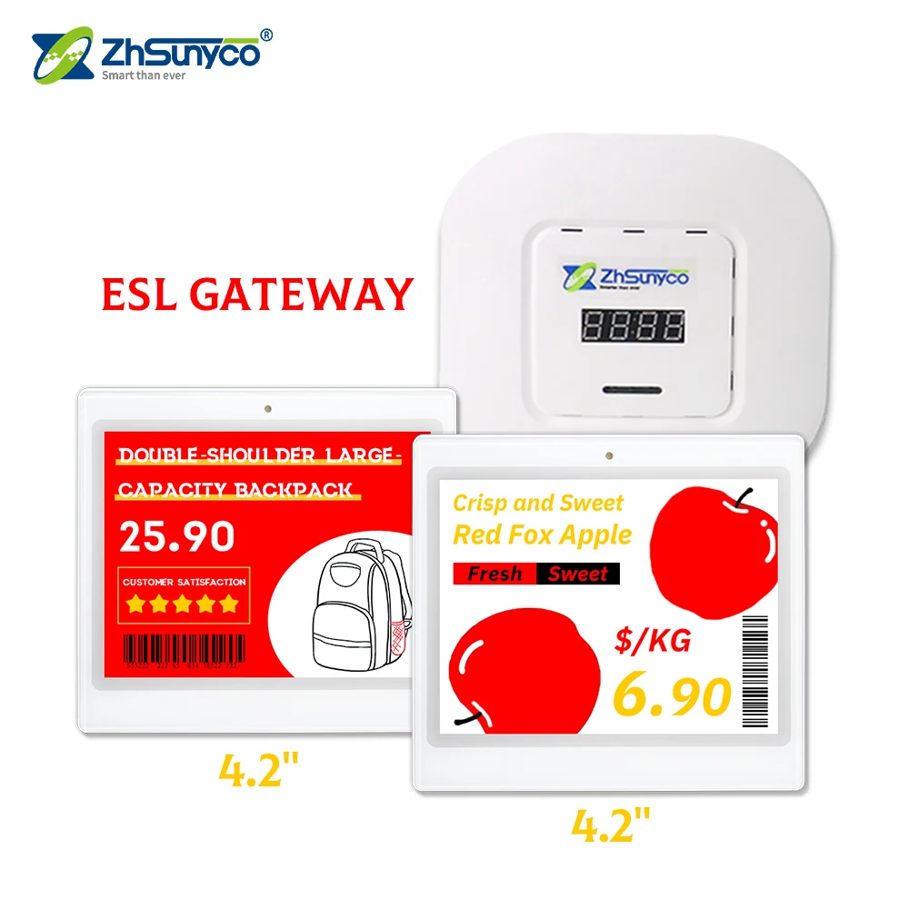 2.4GHz Digital Price Tag Automatic Label ESL System Electronic Shelf Label for Supermarket