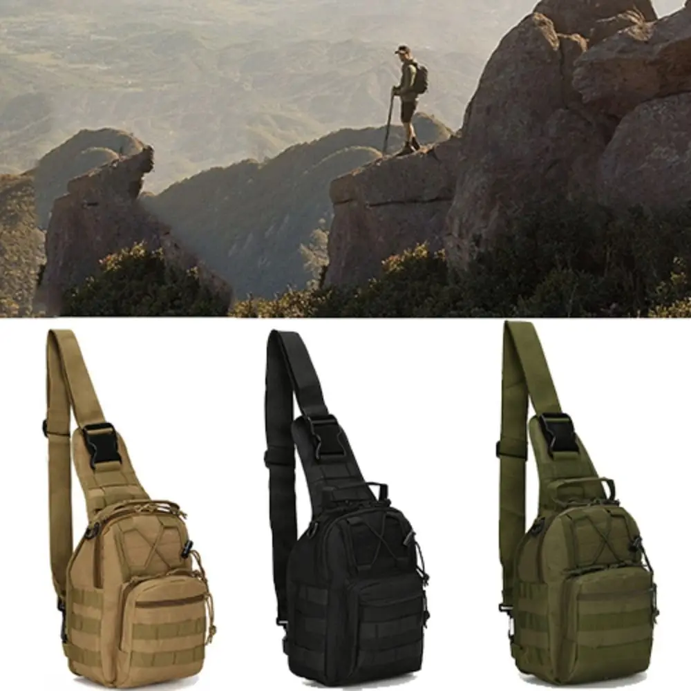 Outdoor Waterproof Camping Pack Thickening Oxford Crossbody Bag Intensity Breathable Shoulder Backpack Cosplay