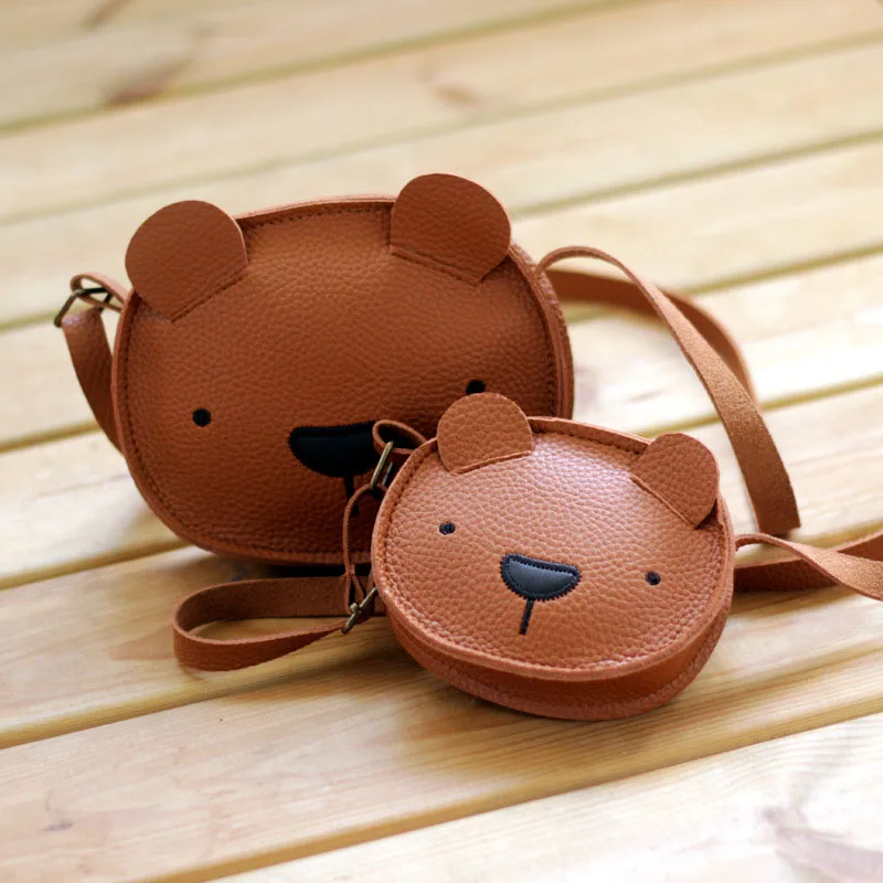 2024 New Kids Messenger Bag Girls Cartoon Bear Single Shoulder Small Bag Children Cute Koala Satchel