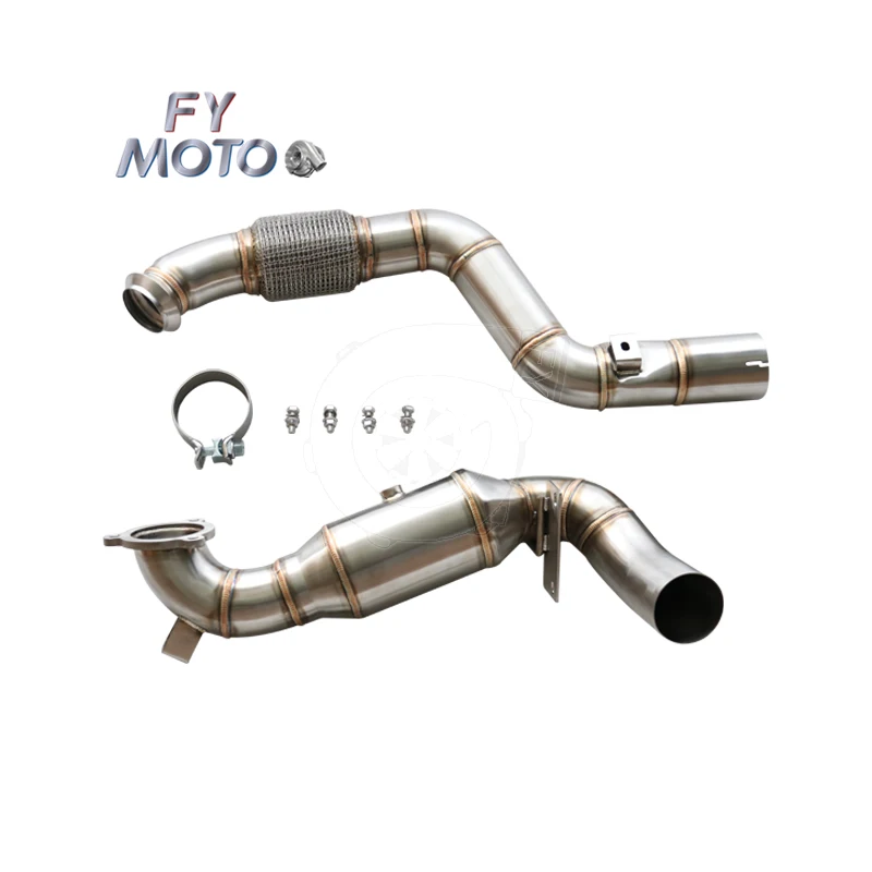 

Exhaust Catted Downpipe for Benz W176 C117 A180 A200 A250 CLA180 CLA200 CLA250 1.6T/2.0T 2013-2018 76MM