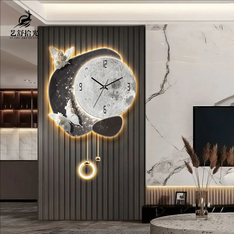 Digital Luxury Wall Clocks Wall Watch Interior Art Mural Modern Aesthetic Bedrooms Creative Reloj De Pared Home Decoration