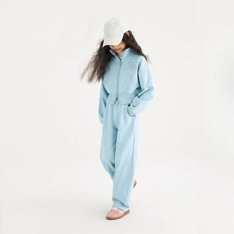 

Sweatshirt Set Coat Pants Clothes for Girls of 11 and 12 Years Fashion Outfit From Old 2025 Girl Autumn Winter Boutique Clothing