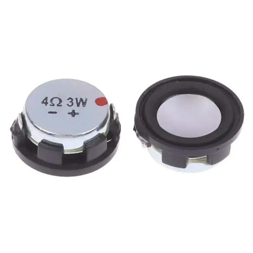 1/2Pcs 20/24/28mm Mini Full Range Speaker 4Ohm 3W 1Inch Neodymium Loudspeaker Bass Effect Round Home Theater DIY Speaker