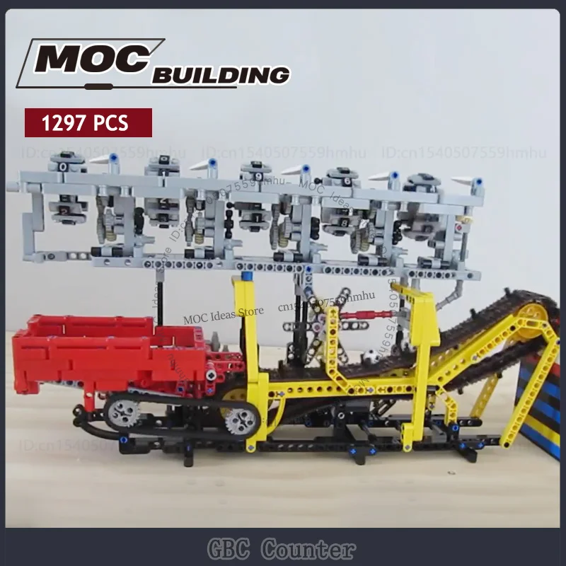 Great Ball Contraption Technology Bricks MOC GBC Counter Building Block GBC Science Creative Toys Educational Xmas Gifts