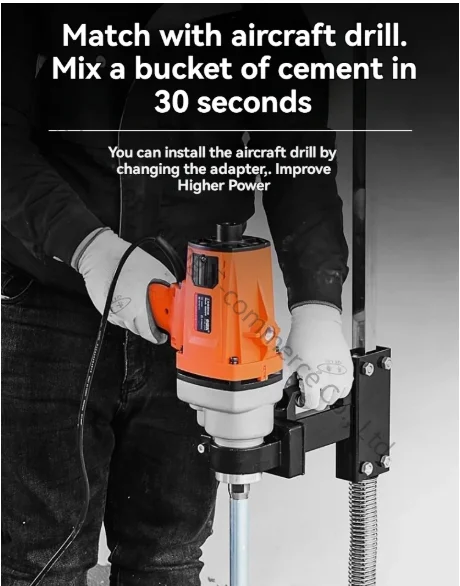 Blender Bracket, Airplane Drill, Small Home and Commercial Construction Site, Water Drilling Rig, Concrete, Cement Mortar Rack