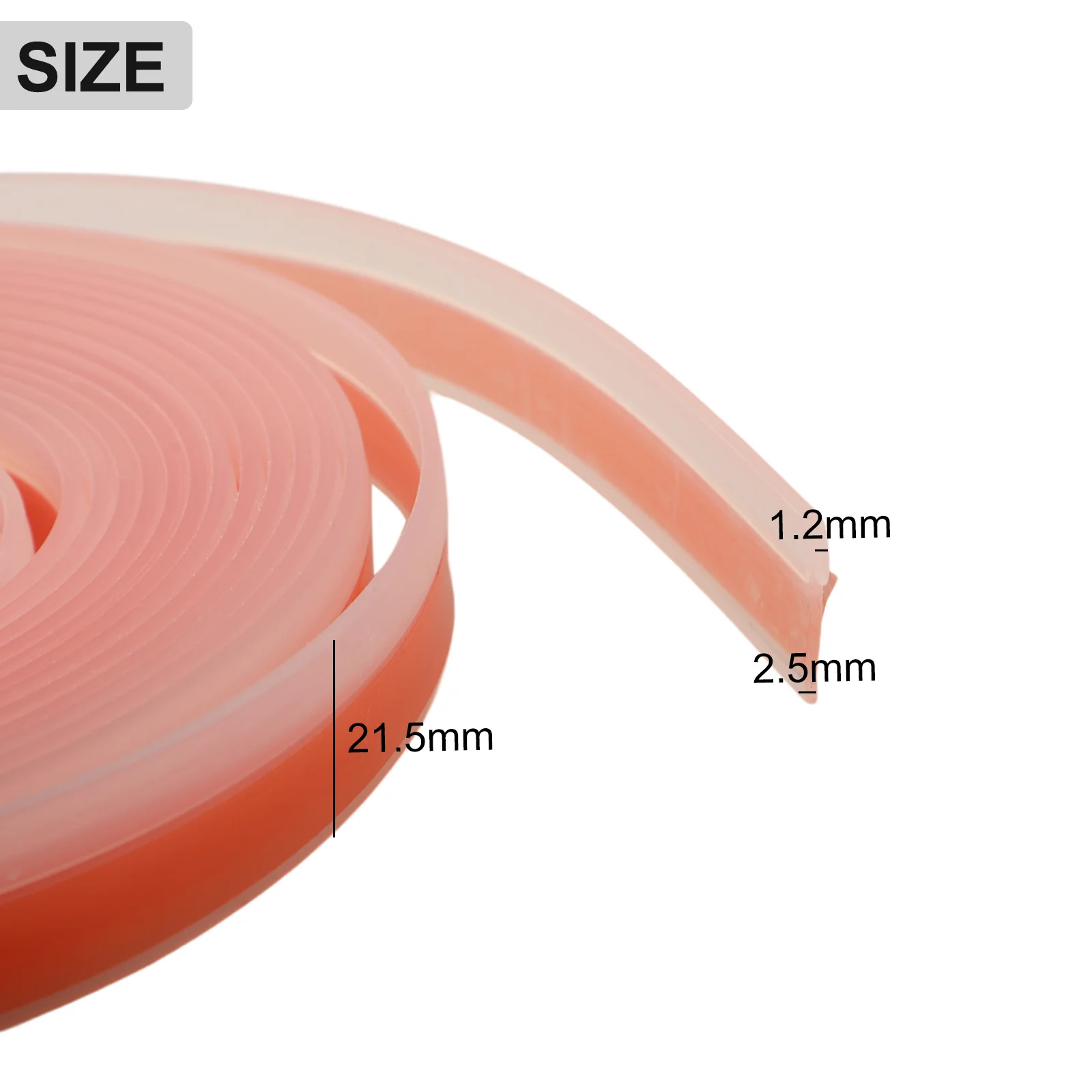 2 Stück für Splinter Guard Ersatzstreifen für SP5000 Schienensägenführungsschiene 1 4 m Länge 21 5 mm Breite sorgt für saubere Schnitte