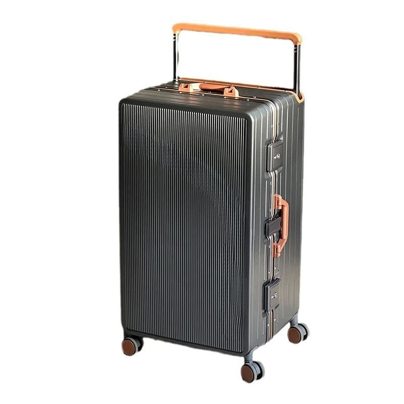 

Aluminum frame large-capacity suitcase, thickened and durable wide trolley suitcase