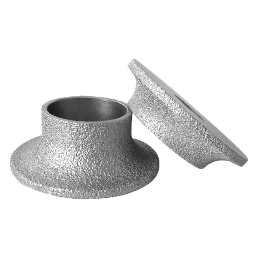 Round Shape Emery Grinding Wheel French Edge Arbor Hole Profile Grinding Wheel Various Shapes Semi-circular Edge