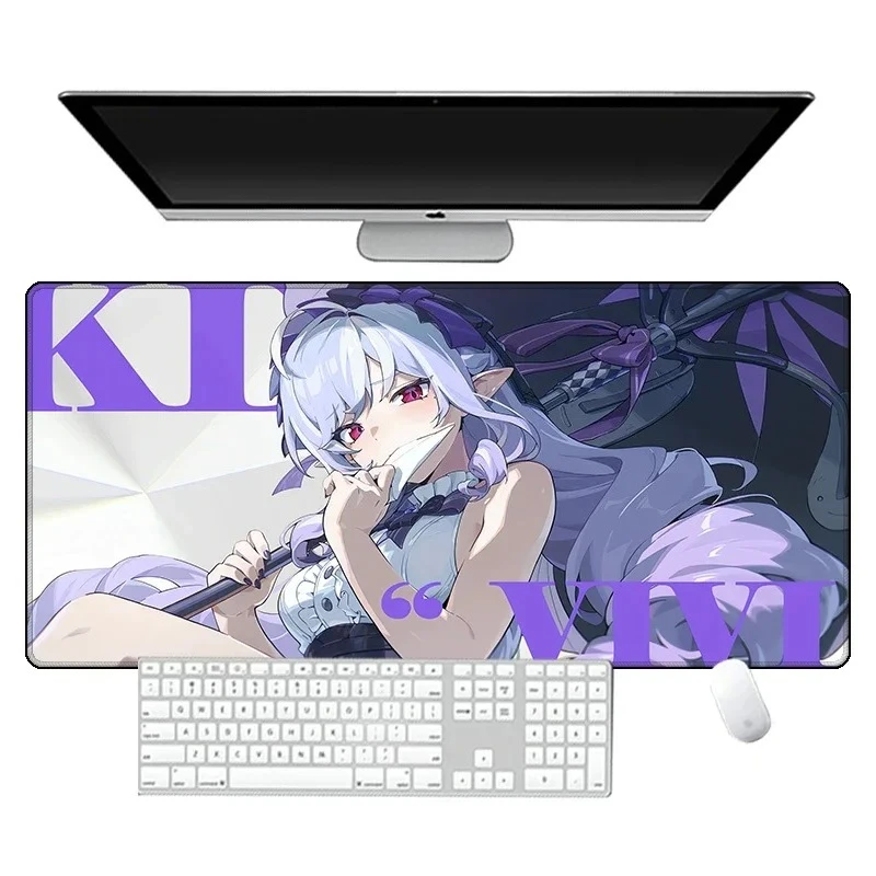 

Коврик для мыши Zenless Zone Zero Vivian, большой резиновый противоскользящий коврик для ПК, настольные аксессуары, коврик для мыши для офисов и геймеров, коврики для клавиатуры, декоративный коврик