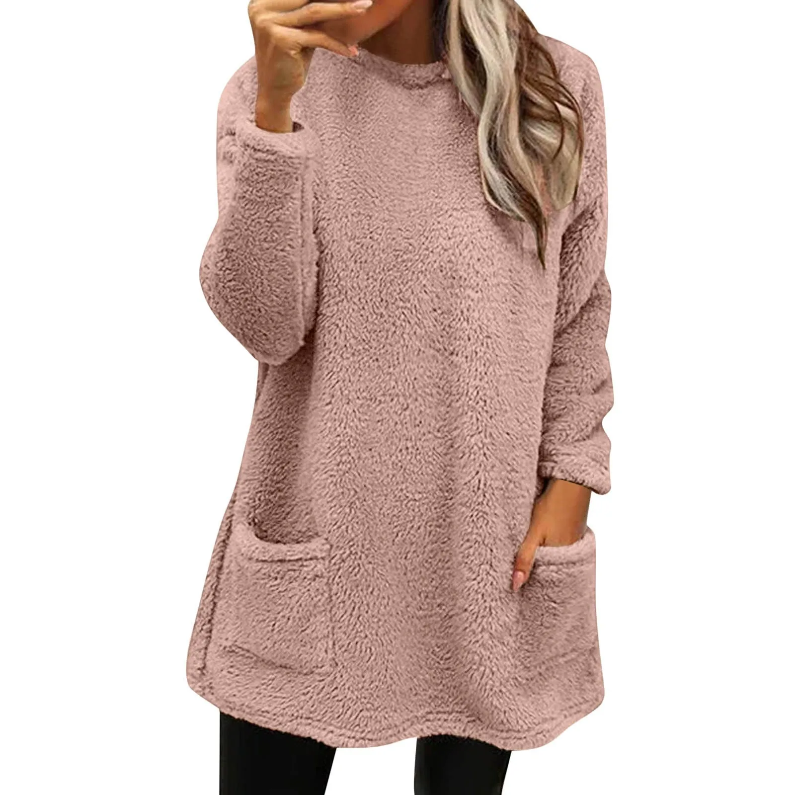 Womens Winter Warm Sweater Winter Coat Fleece Thickening Plus Size Coat Jacket Casual Colla Sweatshirt Women Hoodie Sweatshirt