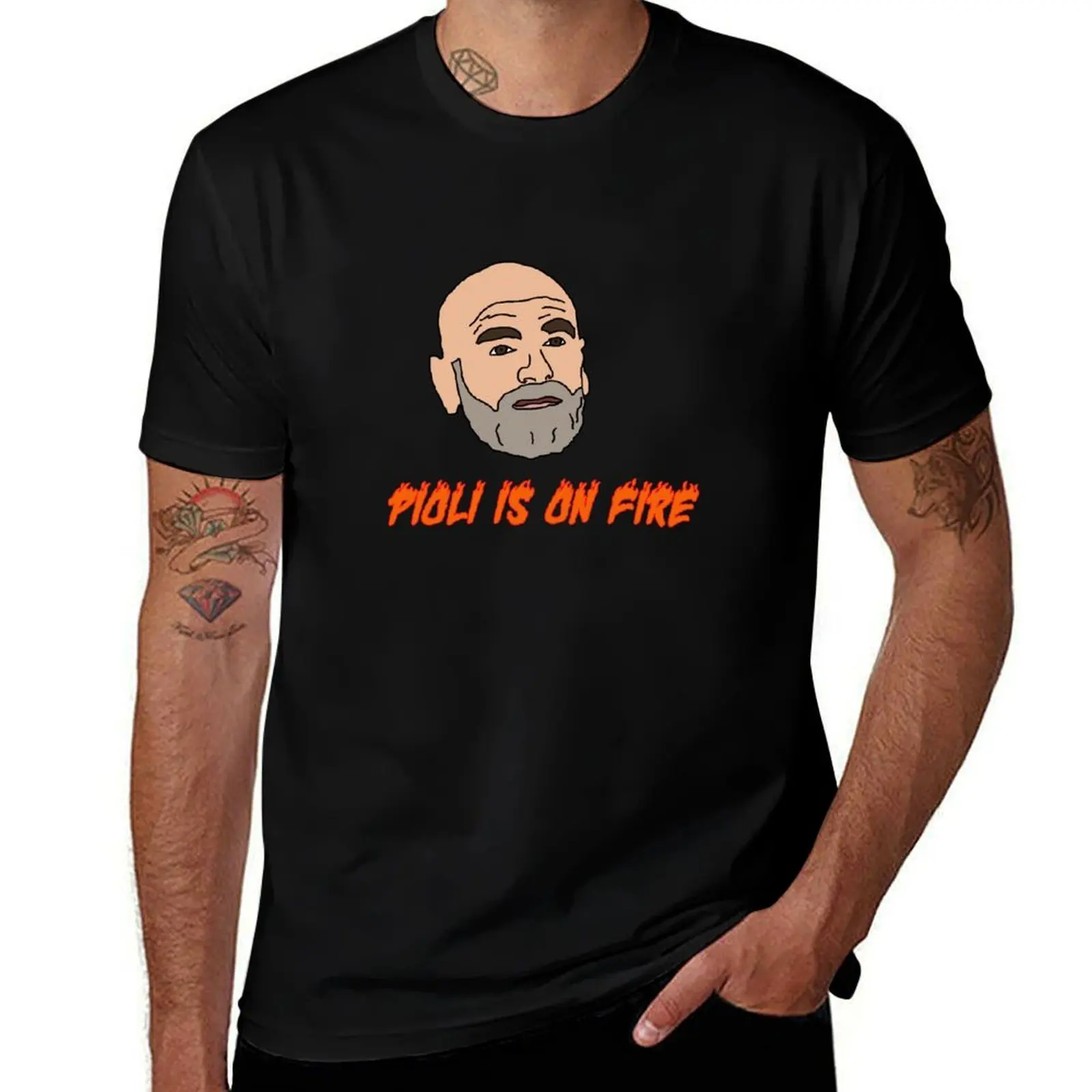

Pioli Is On Fire T-Shirt Summer Holiday Casual Tee