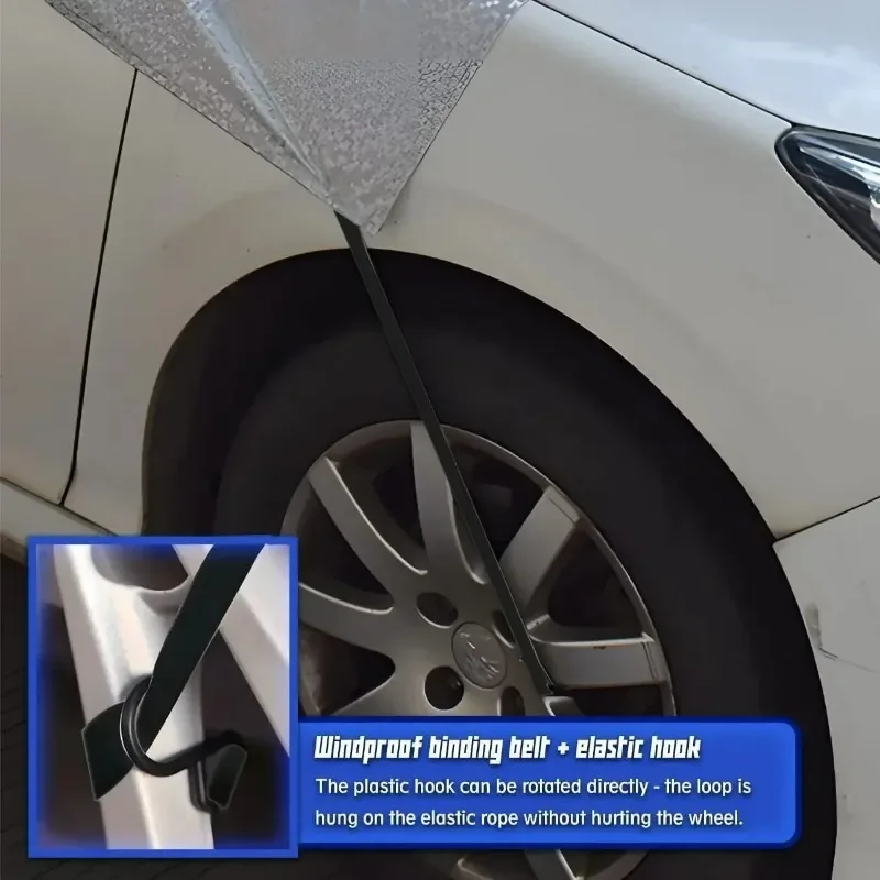 

Прочный чехол на лобовое стекло автомобиля для льда и снега — зимняя защита от мороза, подходит для большинства автомобилей, внедорожников, грузовиков и фургонов