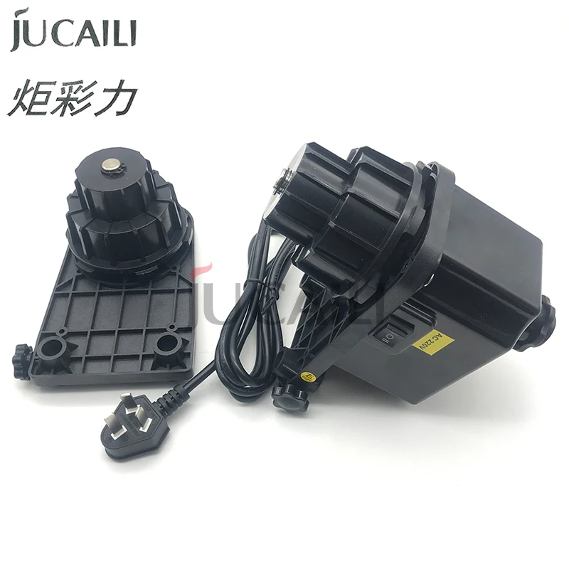 

JUCAILI Top quality 220V Small Single Motor Take up System for heat press machines 12mm for single-power paper take-up unit 1set