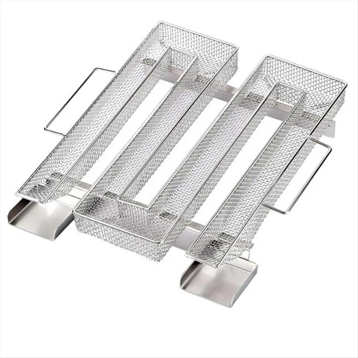 AA25 Pellet Smoker Tray Box for BBQ Grill 8.9 X 6.9 Inch for Cheese, Fish Grill Cooking Tools Accessories