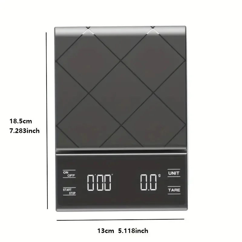 1pc Digital Food Scale with Timer for Precise Baking and Cooking- Kitchen Gadgets Accessories for Home Chefs