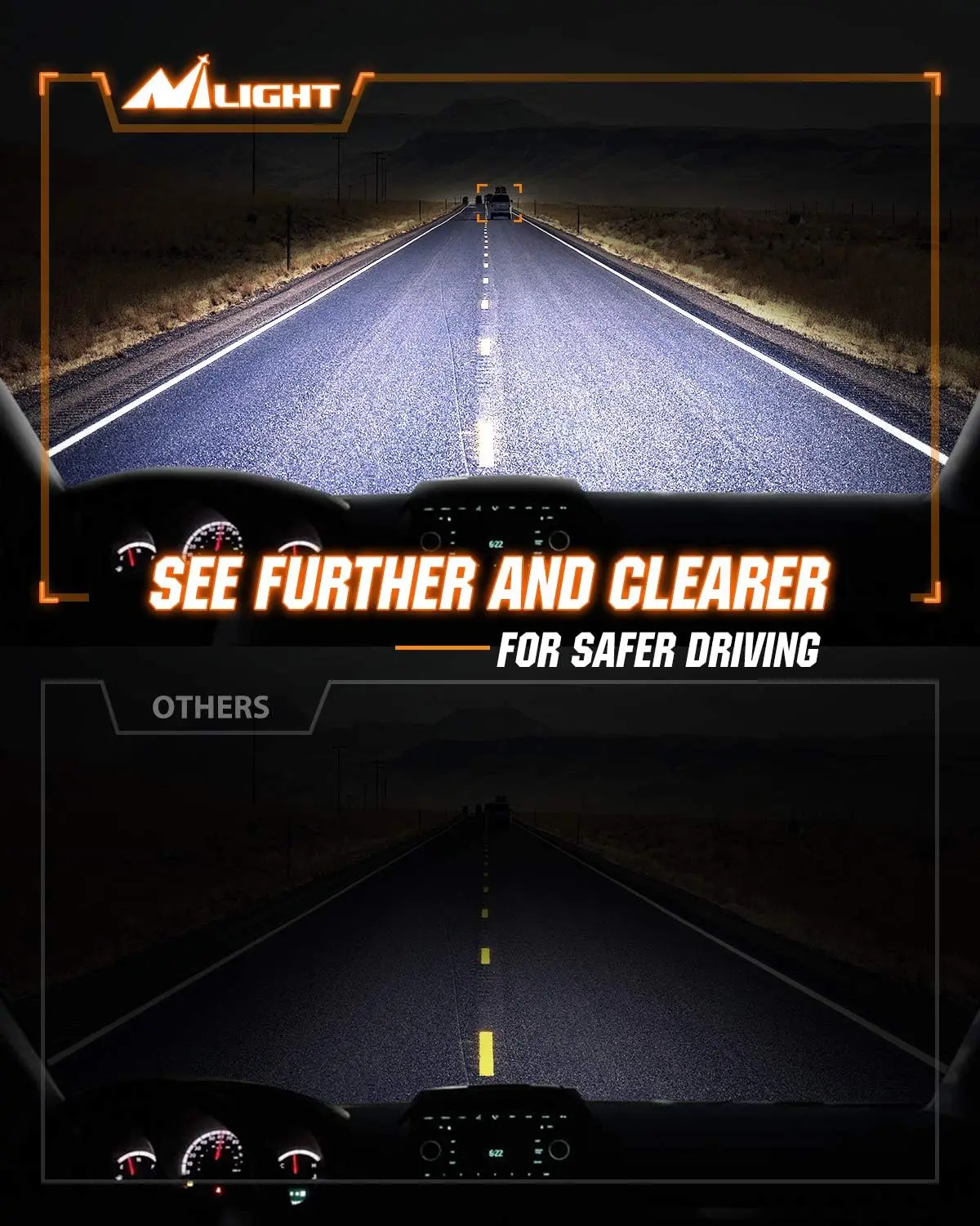 لمبة المصباح الأمامي D1S HID، 6000K Diamond White D1S Bulb Super Bright High Low Beam Xenon Headlights Replacement، 2-Pack #3