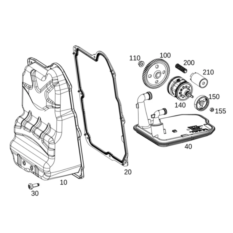 

Car For Mercedes Benz A220 A35 AMG CLA250 CLA45 AMG GLA250 2014-2021 Oil Pan Transmission Pan A2463700112 463700112
