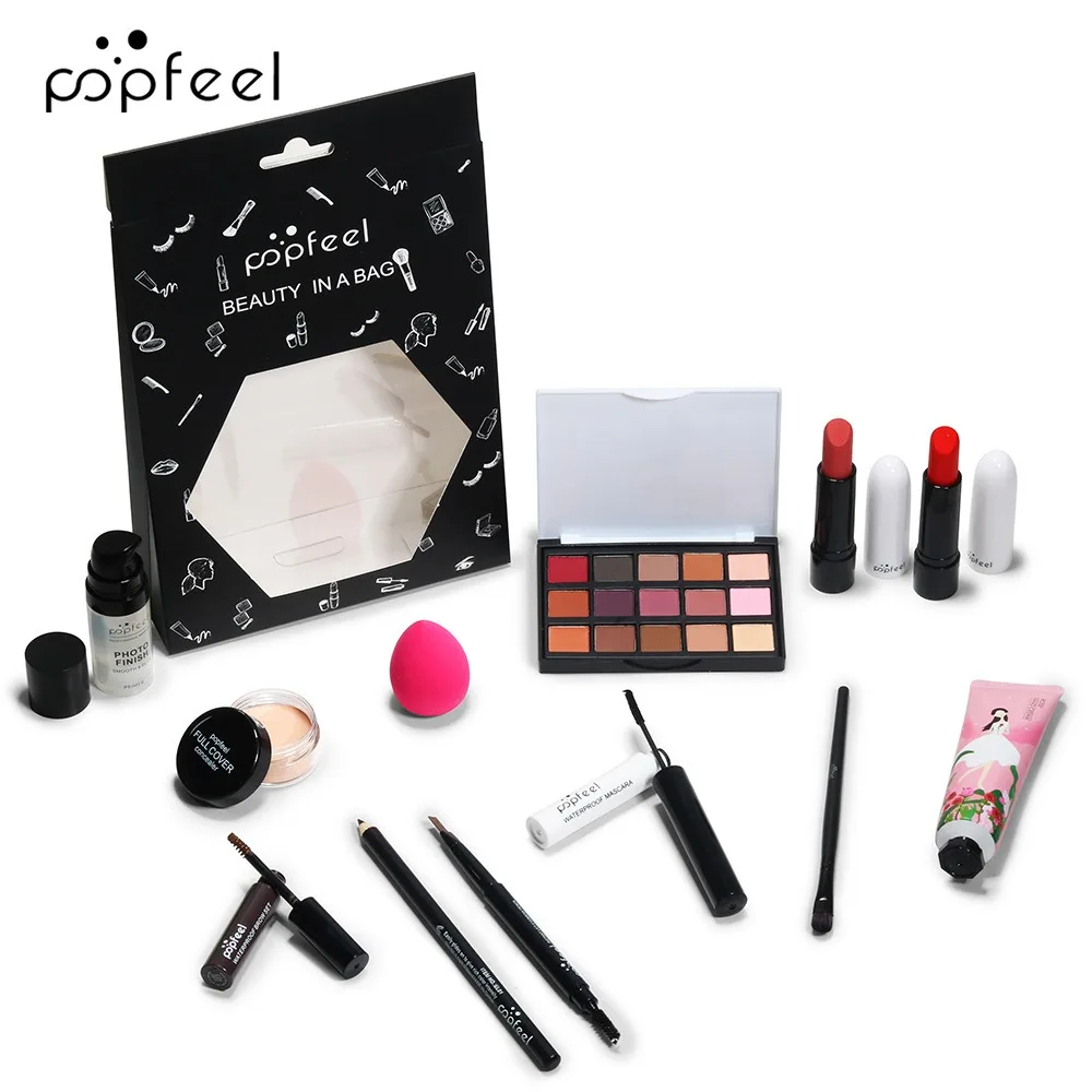 POPFEEL Makeup Set Beginner Makeup Set Beauty Gift Box integrated Makeup Set Box Make-up For Women Makeup Products