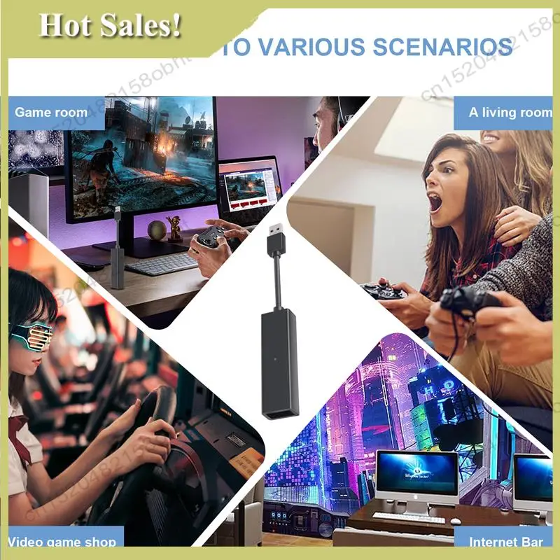 -PQWN For PS5 VR Adapter Cable Mini Camera Adapter Connector For Playstation 5 PS5 PS4 VR Adapter Connector Accessories