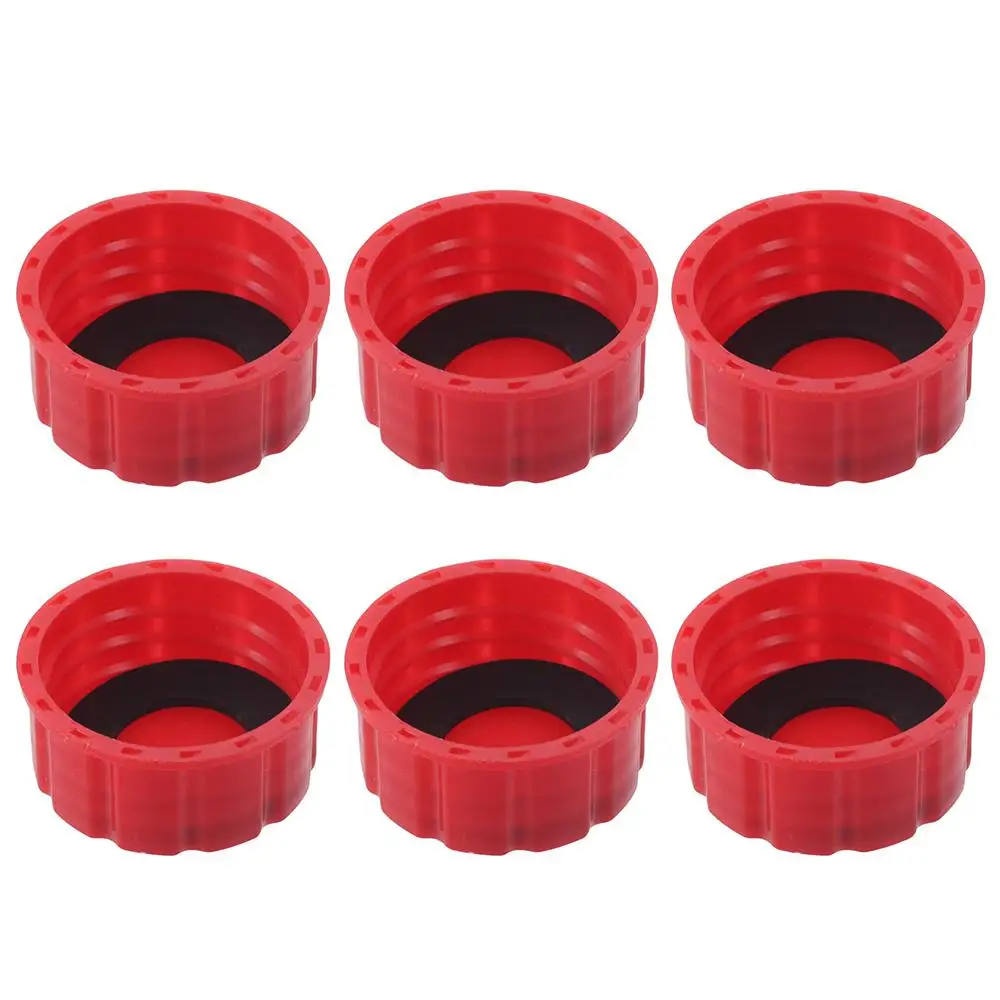 Plastic 5 Gallon Gas Can Cap Outer Diameter 54mm Inner Diameter 43mm Portable Gas Tank Lid Height 23mm Red