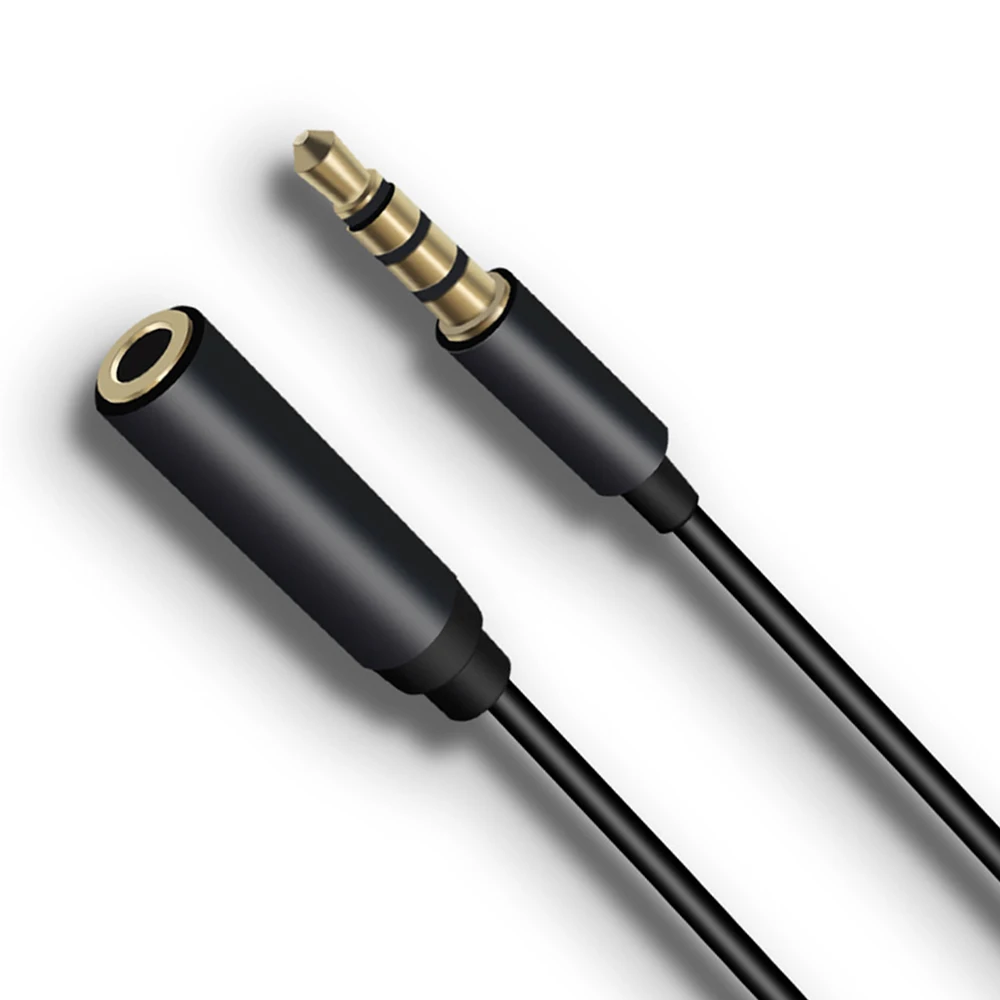 3.5Mm Jack Male To Female AUX Audio Extension Cable 3.5 Audio Mikrofon Adaptor Kompatibel untuk PC/Ponsel/Headphone