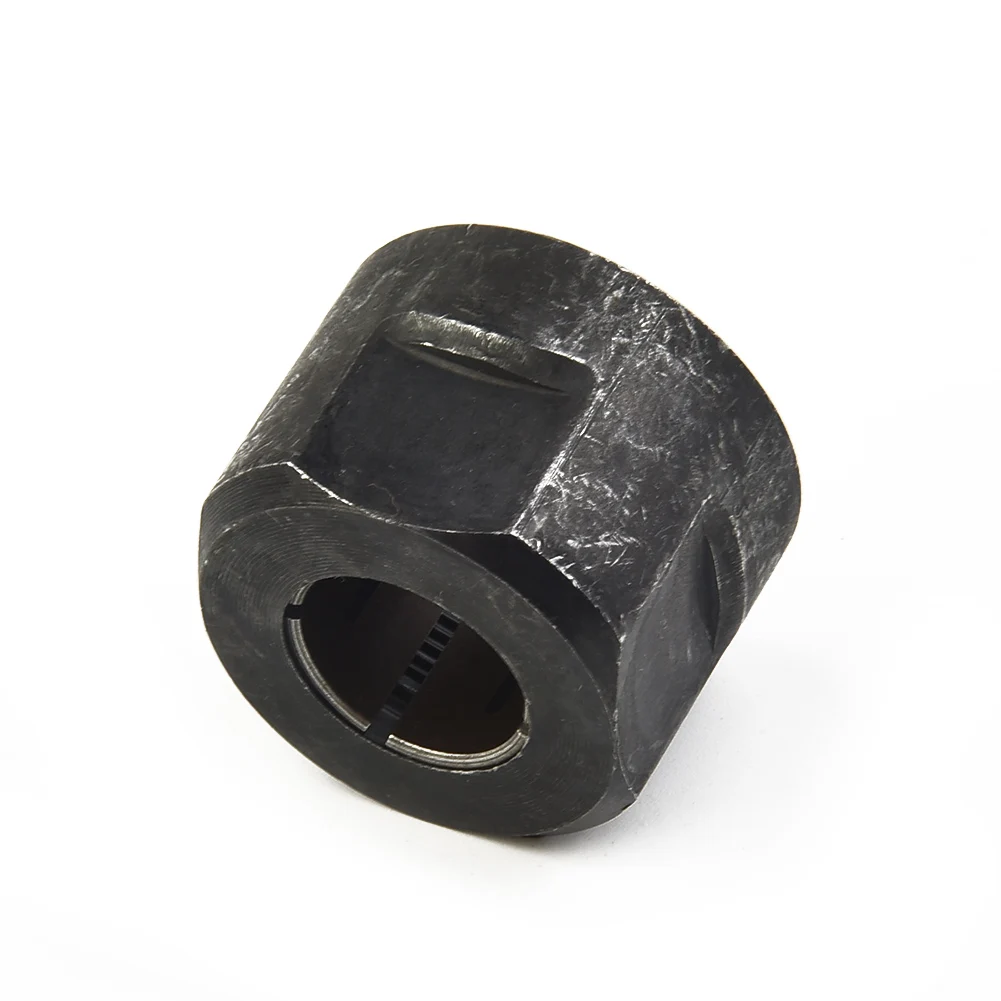 Hand Tools Collet Nut Hardness Strength Easy To Install Hot Sale Reliable Black High Quality Material Practical