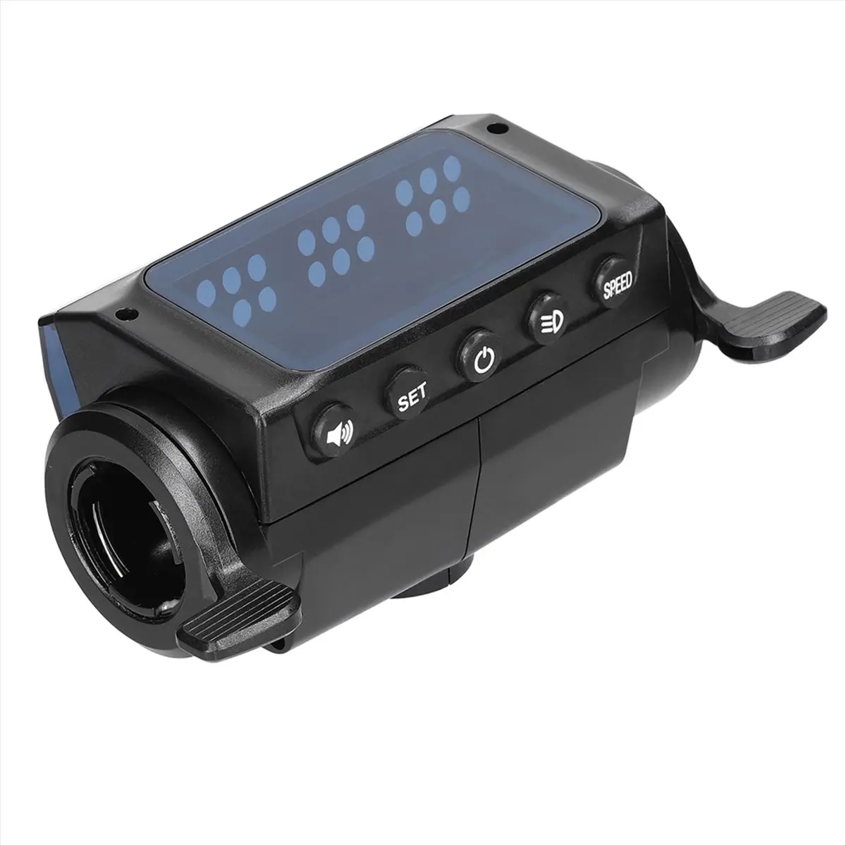 A14M For 8 Inch S1/S2/ Electric Scooter LCD Display Monitor Cover Light Guard with Accelerator Brake Thumb Handle