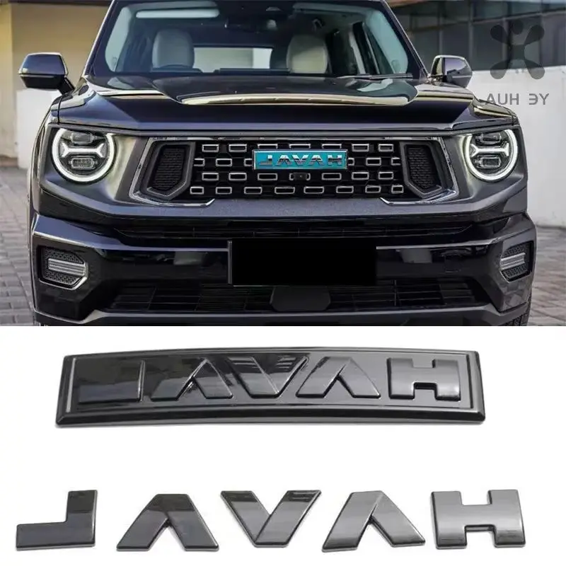 

Great Wall Dargo 2023 2024 H Dog Car Logo, значок с логотипом, аксессуары GWM Haval, чехол для автомобиля, передняя и задняя матовая черная наклейка с эмблемой