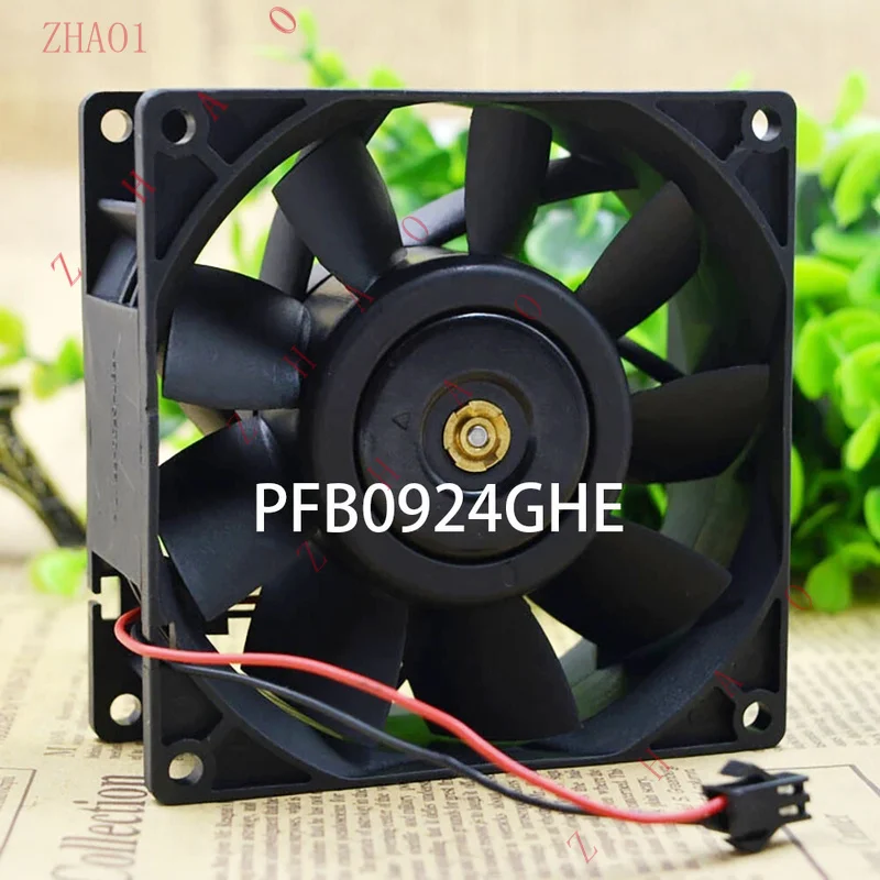 Z  for  Original Delta PFB0924GHE DC 24V 0.76A 92*92*38mm 2-wires Industrial cooling fan