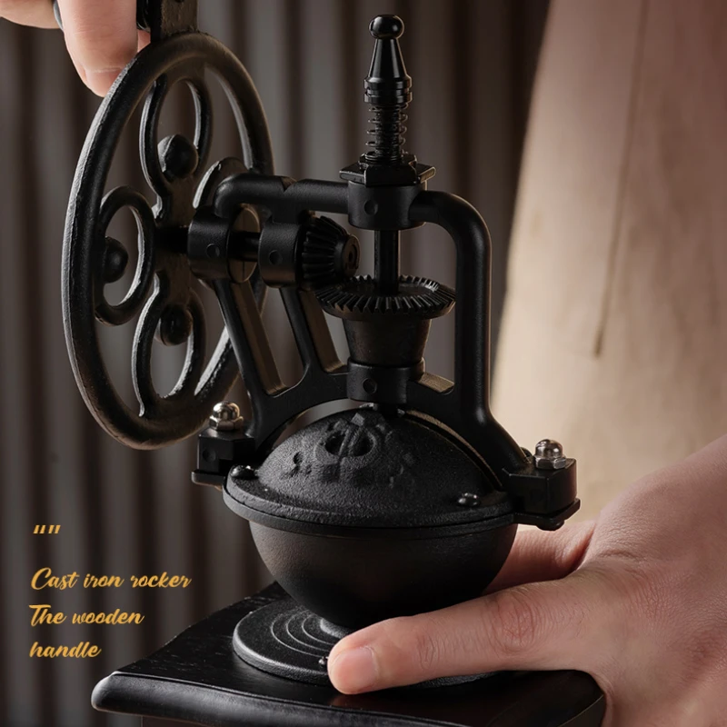 GIANXI Retro Manual Coffee Grinder Professional Barista Household Coffee Bean Grinder Portable Coffee Accessories