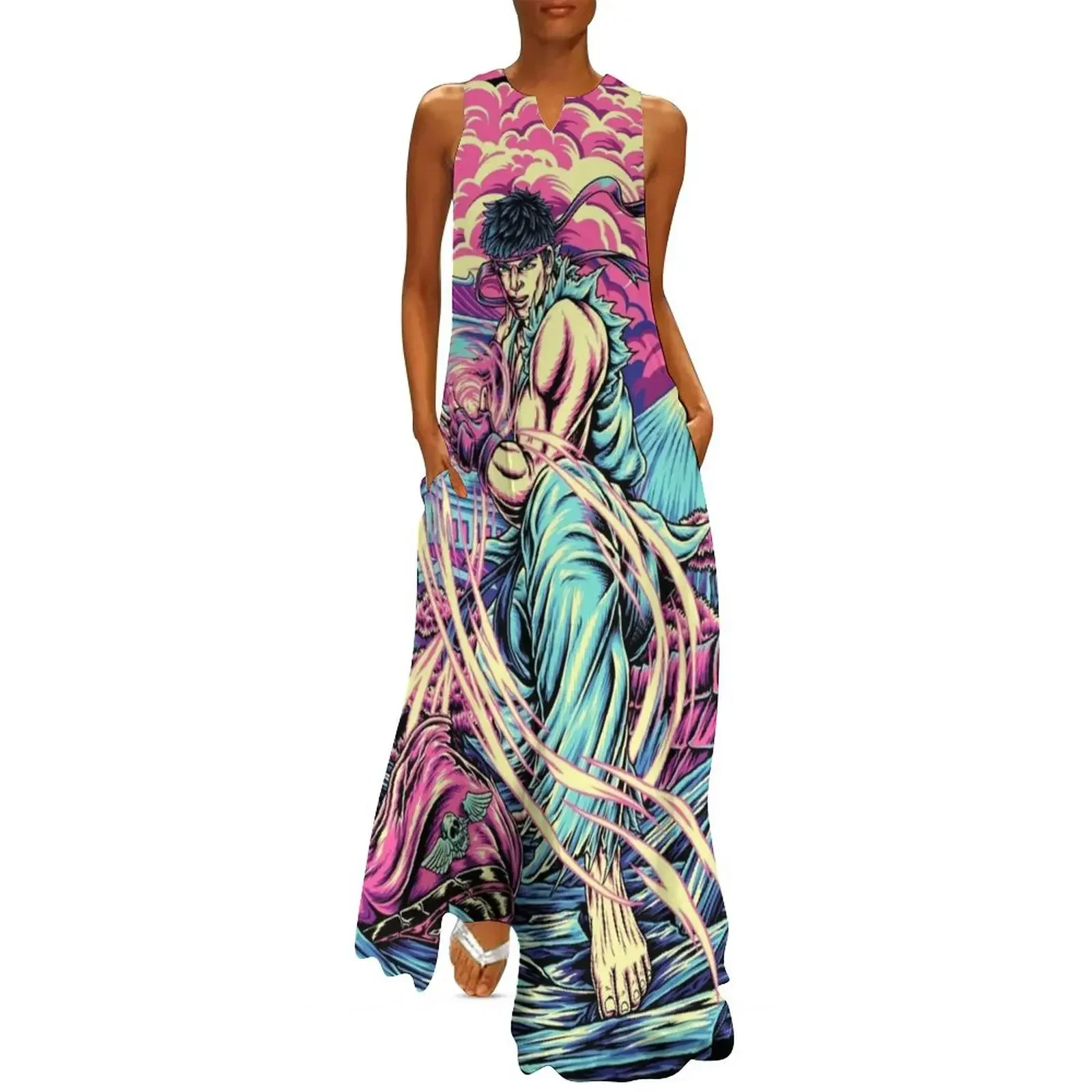 

The Fighter Long Dress Female clothing dress korean style evening dress birthday