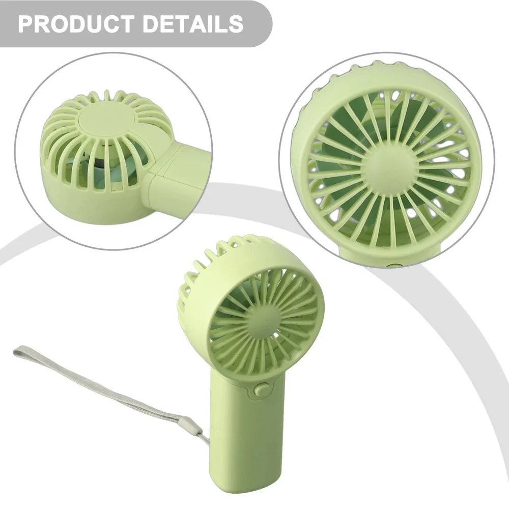 Kipas Genggam Mini Kipas Lucu Portabel Kipas Praktis Ringan Kipas Listrik Kecil Kebisingan Rendah Saku untuk Hadiah Pelajar Kipas Olahraga Luar Ruangan