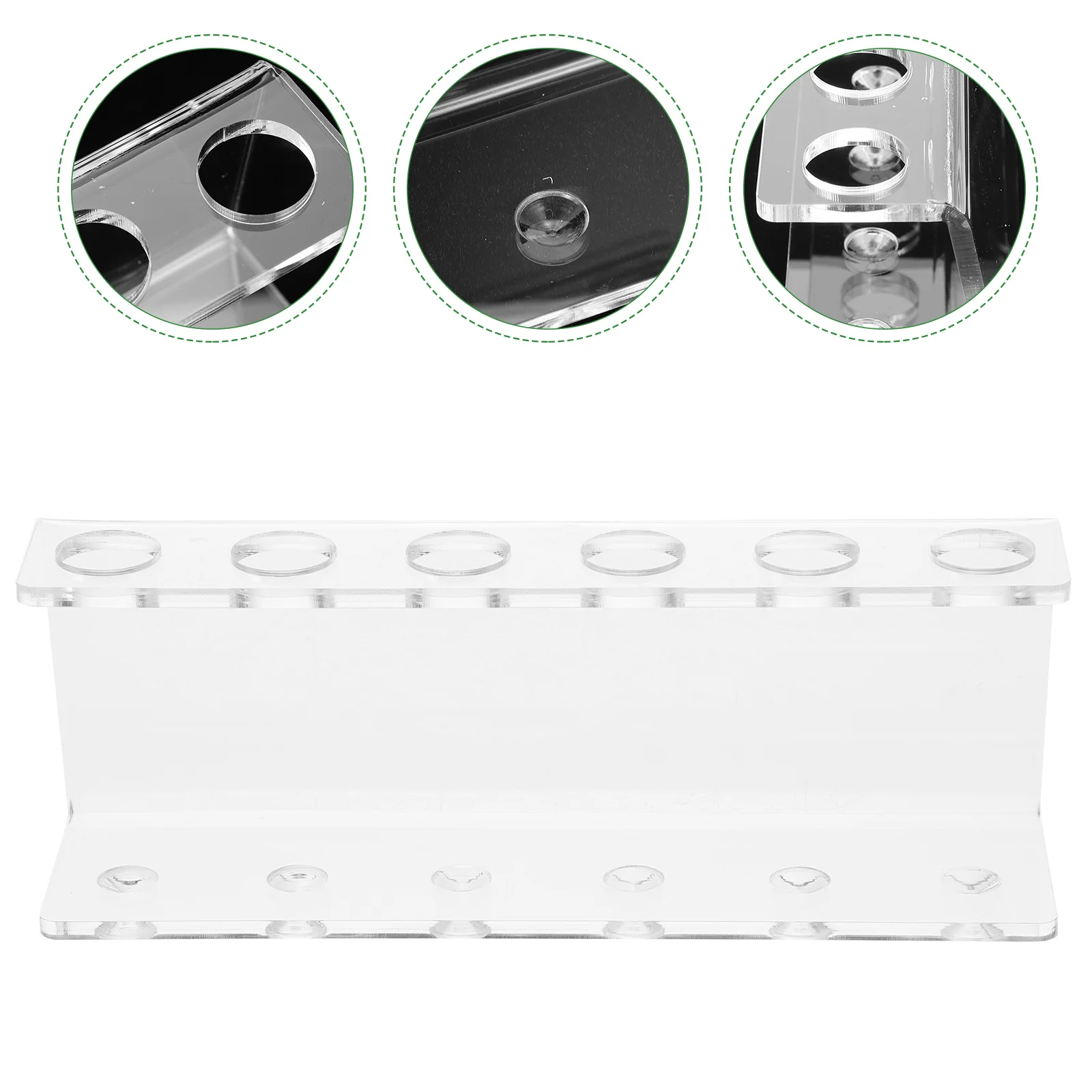 

Hydroponic Test Tube Display Stand Acrylic Storage Rack for Tubes Lab Dosing Holder Plant Stands Tube Organizer