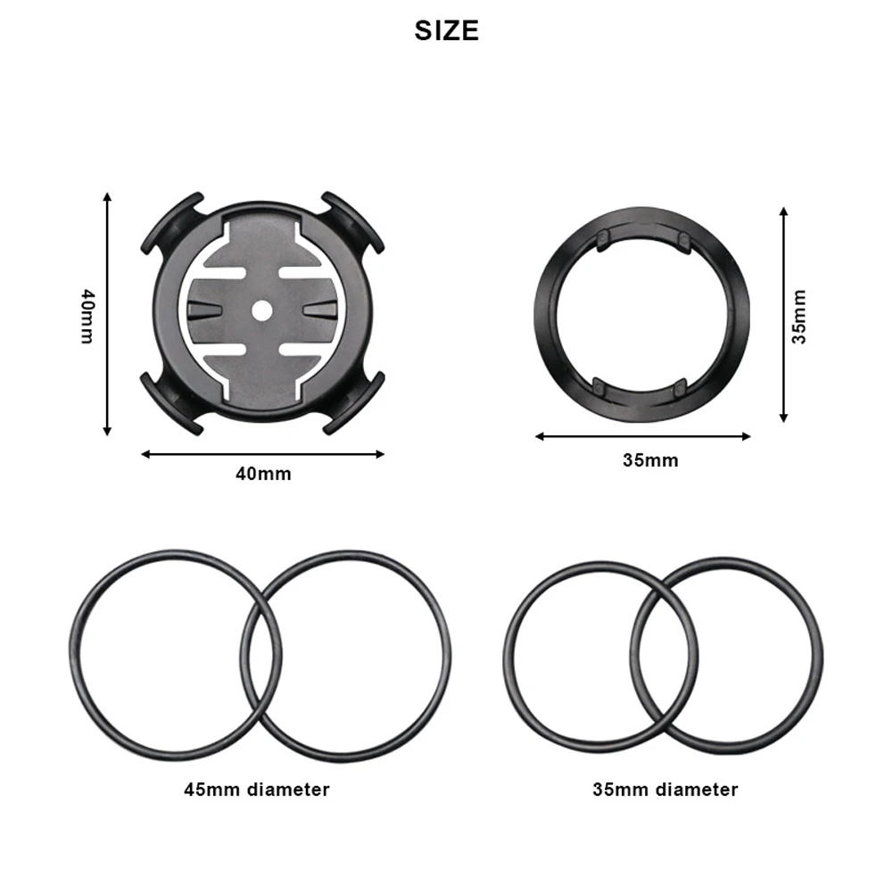 Bicycle Edge Quarter Turn Computer Mount For Garmin Stem Or Handlebar Bike Computer Mounts Brackets Extension Rubber Rripper