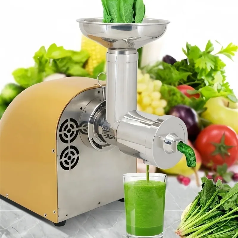 

【Seller's Recommendation】220V 110V New Electric Slow Juicer Fruit Vegetable Screw Cold Press Extractor Squeezer Citrus Juicer Po