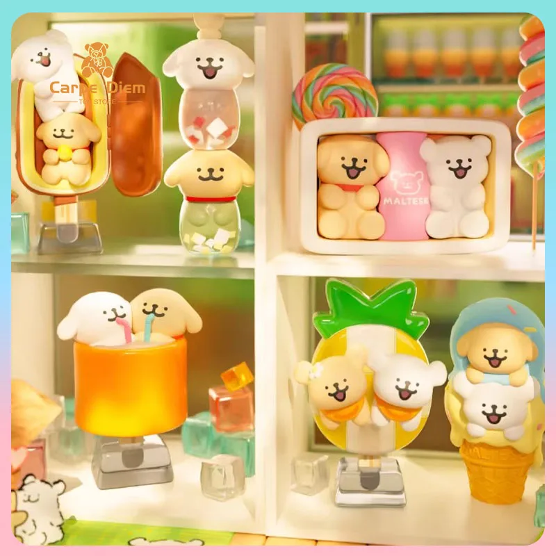

New Plzdot Blind Boxes Maltese Summer Icecream Series Mystery Box Desktop Decoration Cute Trendy Toys For Friends Birthday Gifts