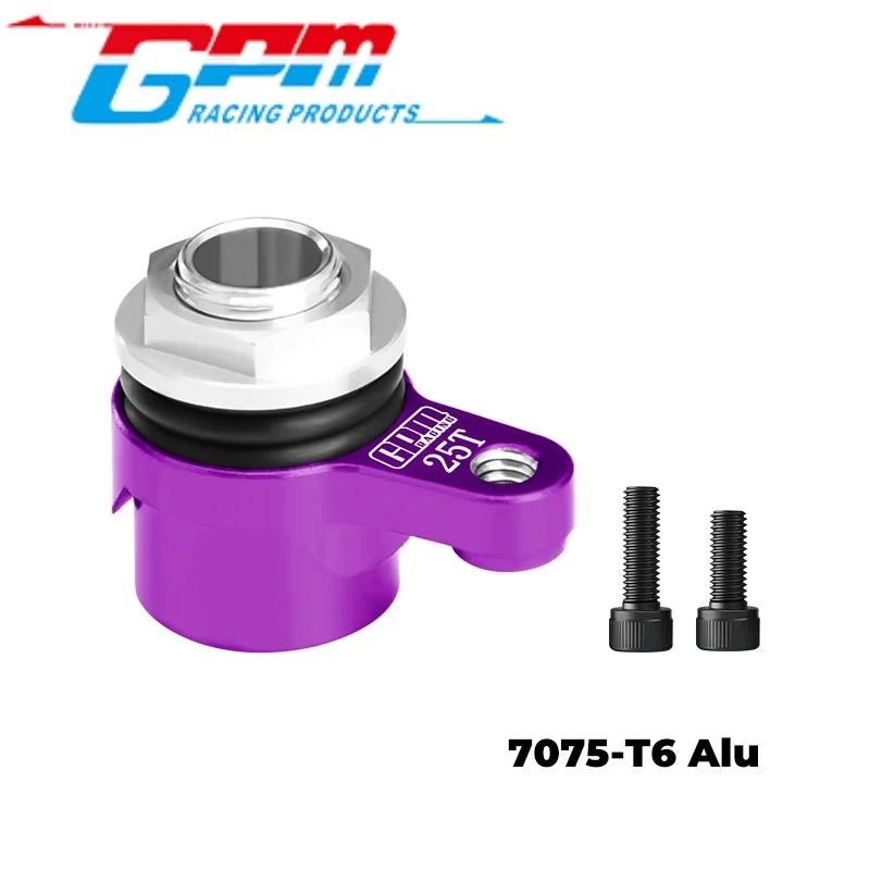 

GPM MGG025TSH 7075 ALLOY 25T SERVO SAVER SET HORN W. BUILT-IN SPRING FOR ARRMA 1/18 GRANITE GROM 1/14 TYPHON GROM 1/1 RC Upgrade