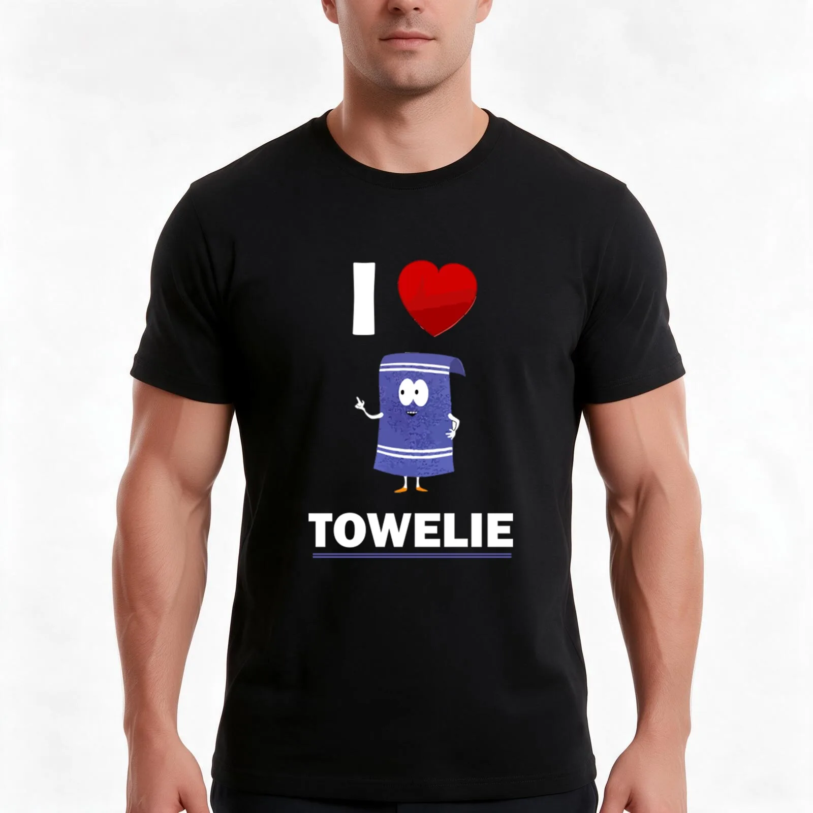I Love Towelie South Park T T-Shirt Summer Casual Cotton Tee Unisex Men Women