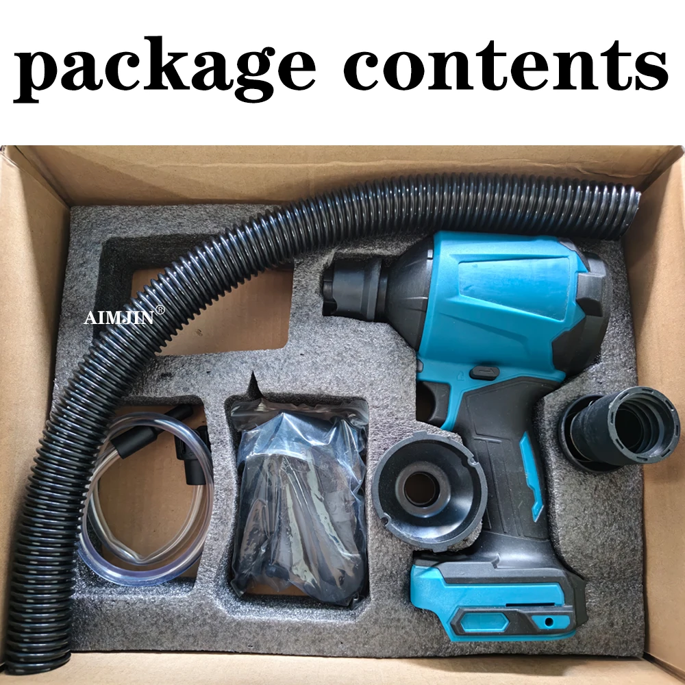

AIMJIN DAS180 Brushless Cordless Air Blower: Air Dust Removal Gun with Nozzle, Multifunction Dusting Machine