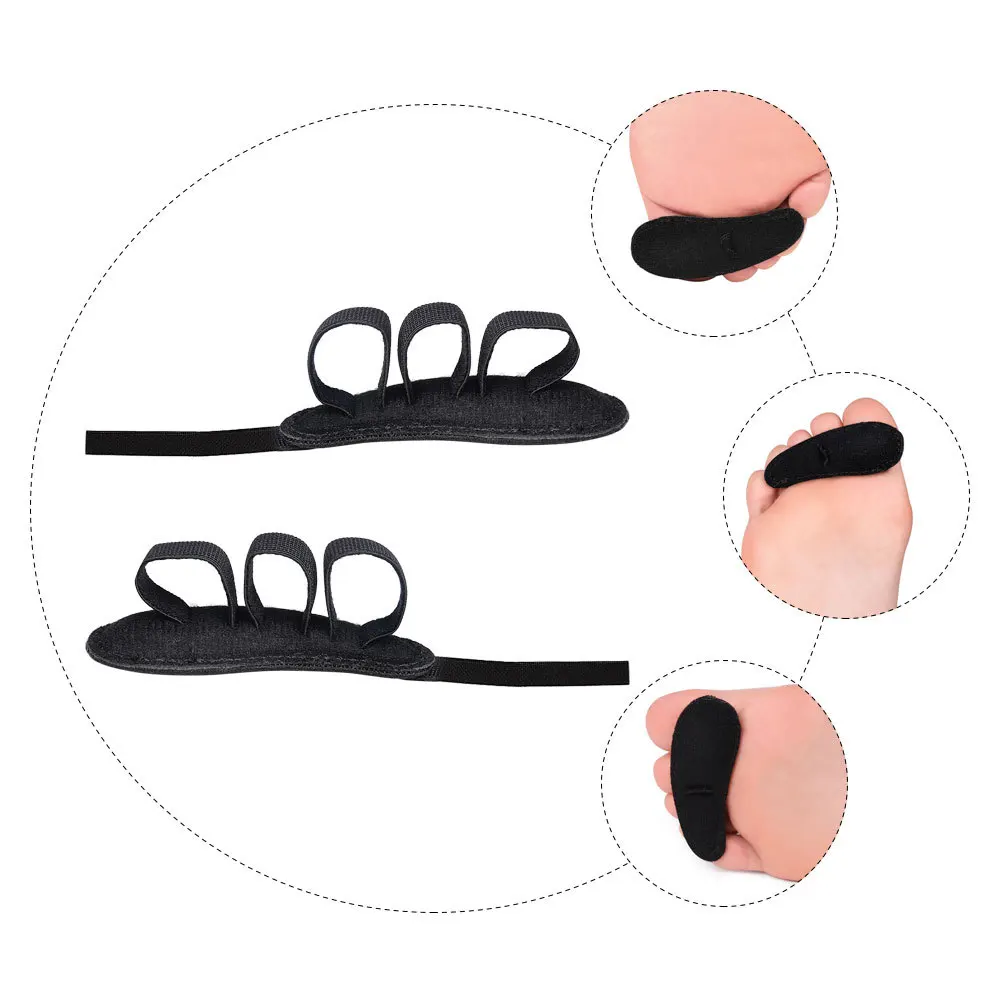 2pcs Reusable Toe Separators For Women Men Foot Care Supplies Bunion Relief Toe Corrector Overlapping Toes Comfortable Spacers
