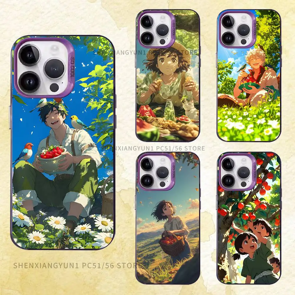 

Foison Happy Phone Case For iPhone 17 16e 16 15 14 13 12 11 Pro Max X XS Back Cover