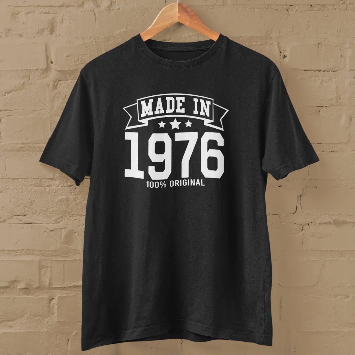 

Made in 1976 Birthday T shirt Various Sizes and Colours