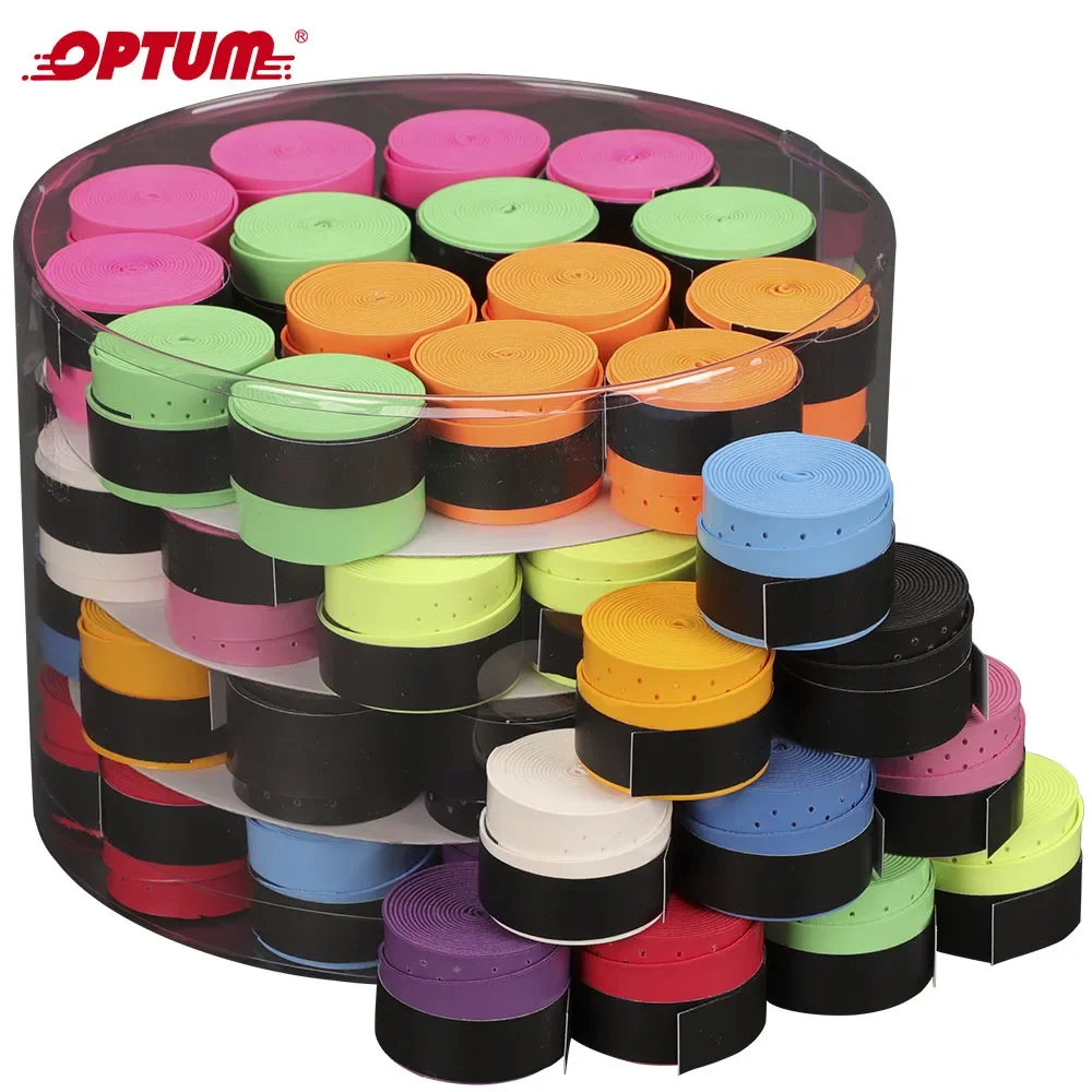 60 PCS Tennis Racket Overgrips Padel Over Grips Badminton Over Grips Sweat Absorbed Wraps Tapes Grips Sweatband Tennis trainer